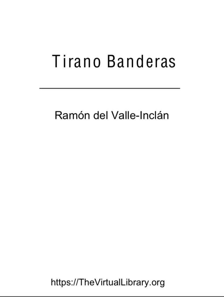 Tirano Banderas